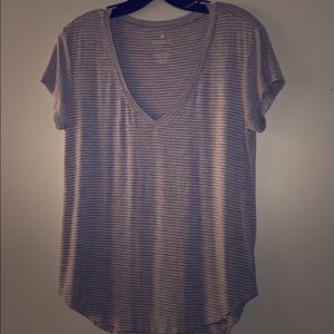 American eagle striped tee
